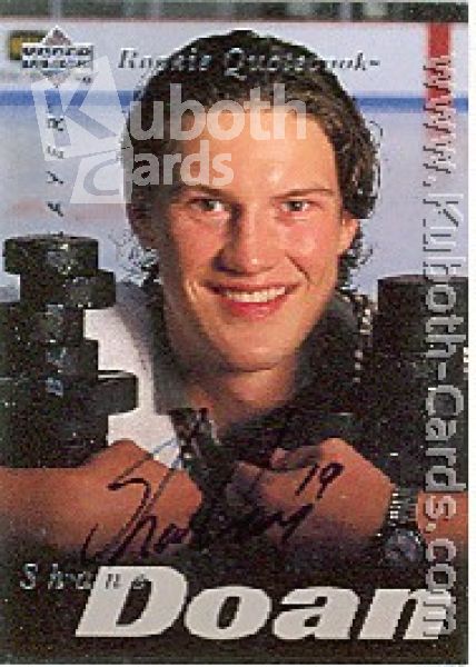 NHL 1995/96 Be A Player Autographs - No S172 - Doan