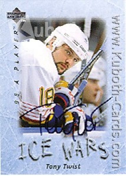 NHL 1995 / 96 Be A Player Autographs - No S214 - Twist