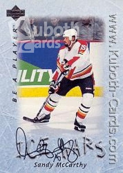NHL 1995 / 96 Be A Player Autographs - No S217 - McCarthy