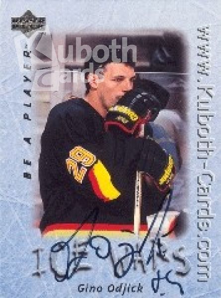 NHL 1995 / 96 Be A Player Autographs - No S222 - Odjick