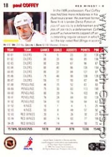 NHL 1995/96 Collector's Choice - No 18 - Paul Coffey