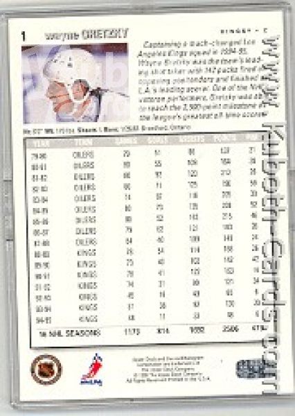 NHL 1995/96 Collector's Choice - No 1 - Wayne Gretzky