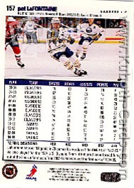 NHL 1995/96 Collector's Choice - No 157 - Pat Lafontaine