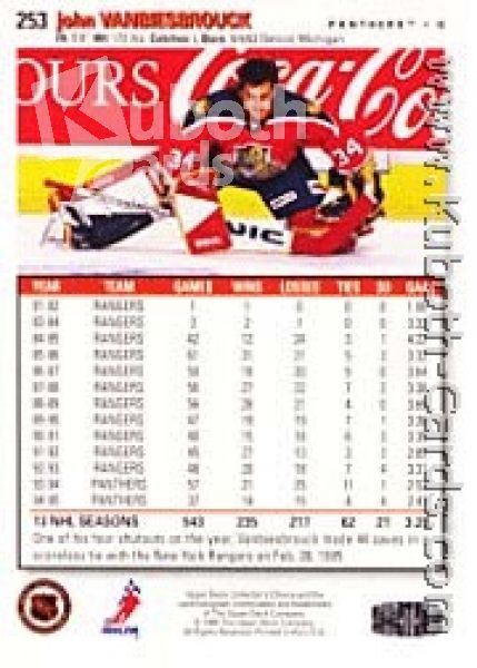NHL 1995/96 Collector's Choice - No 253 - John Vanbiesbrouck