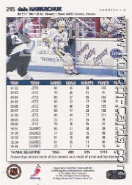 NHL 1995/96 Collector's Choice - No 245 - Dale Hawerchuk