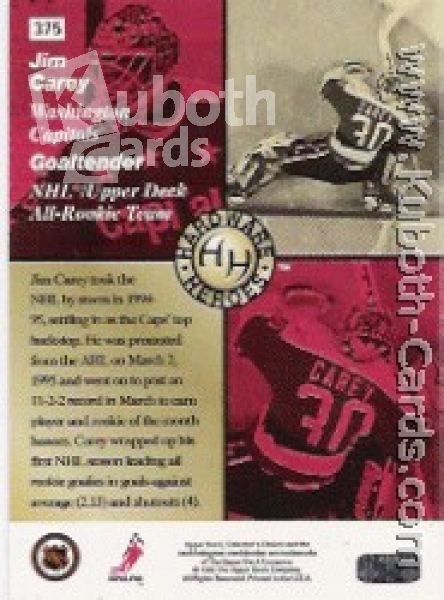 NHL 1995/96 Collector's Choice - No 375 - Jim Carey