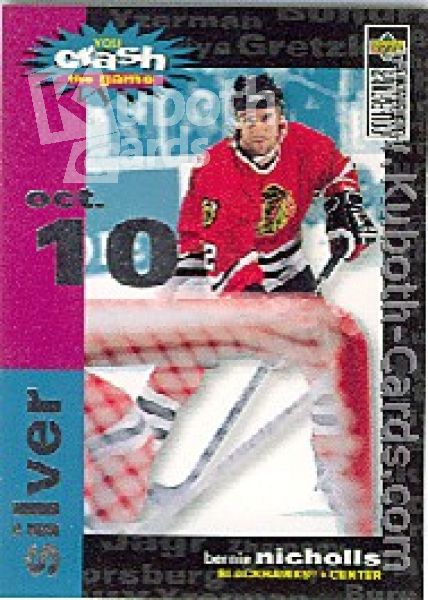 NHL 1995 / 96 Collector's Choice Crash the Game - No C17A - Bernie Nicholls