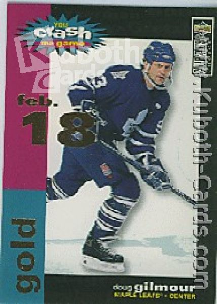 NHL 1995 / 96 Collector's Choice Crash the Game - No C21C - Doug Gilmour