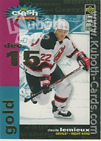 NHL 1995 / 96 Collector's Choice Crash the Game - No C28B - Claude Lemieux
