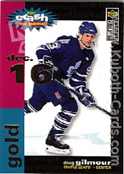 NHL 1995 / 96 Collector's Choice Crash the Game - No C21B - Doug Gilmour