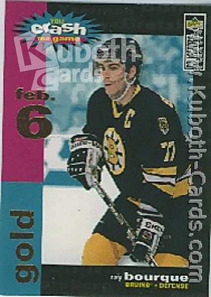 NHL 1995 / 96 Collector's Choice Crash the Game - No C24C - Ray Bourque