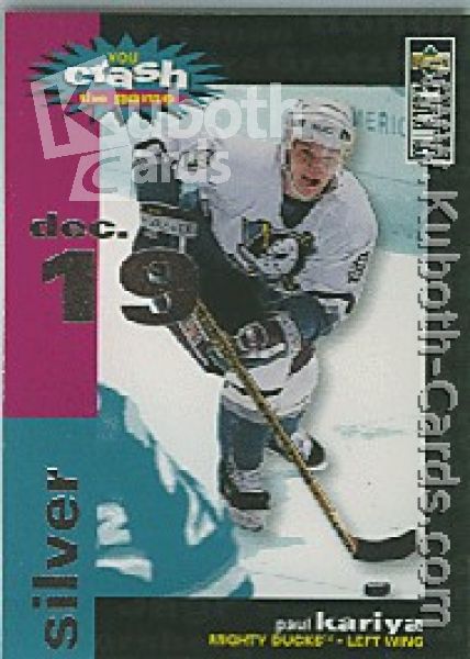 NHL 1995 / 96 Collector's Choice Crash the Game - No C10B - Paul Kariya