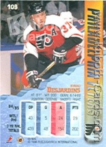 NHL 1995/96 Metal - No 109 - Eric Desjardins