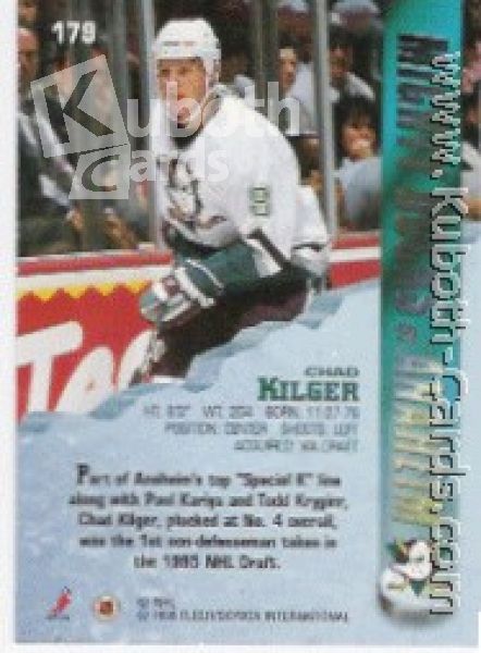 NHL 1995/96 Metal - No 179 - Chad Kilger
