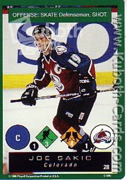 NHL 1995/96 Playoff One on One - No 28 - Joe Sakic