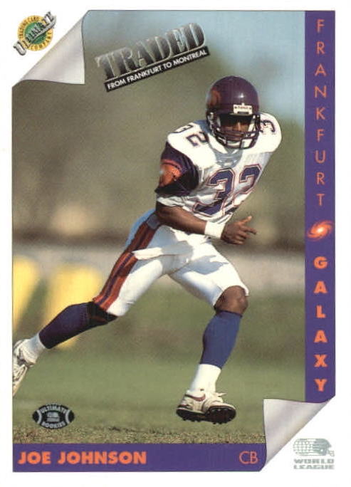 NFL 1992 Ultimate WLAF - No 54 - Joe Johnson