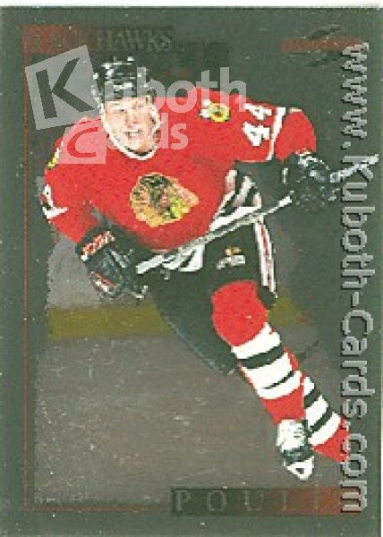 NHL 1995 / 96 Score Black Ice - No 158 - Patrick Poulin