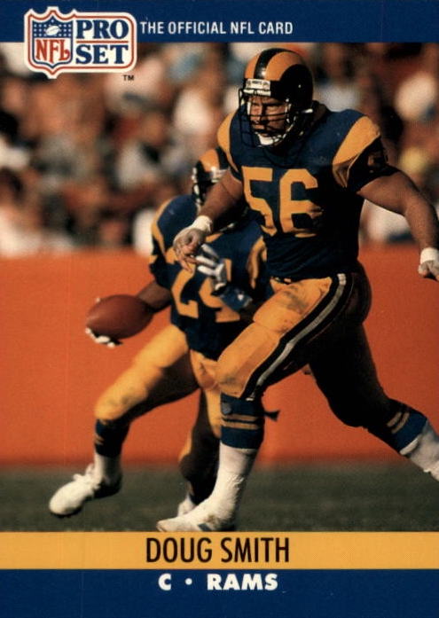 NFL 1990 ProSet - No 554 - Doug Smith