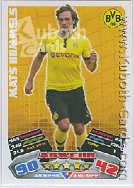 Fussball 2012 / 13 Topps Match Attax - No 39 - Mats Hummels