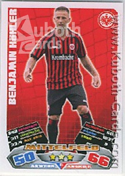 Fussball 2012 / 13 Topps Match Attax - No 85 - Benjamin Köhler