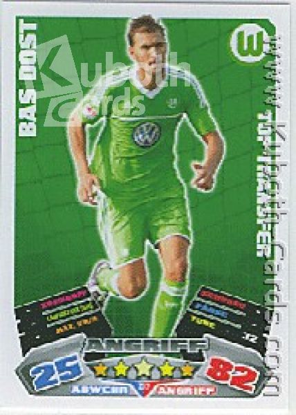 Fussball 2012 / 13 Topps Match Attax - No 322 - Bas Dost