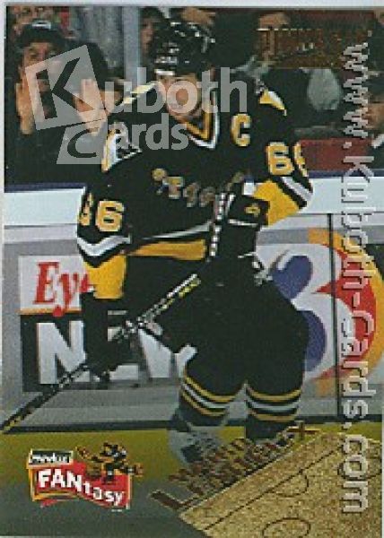 NHL 1995 / 96 Pinnacle FANtasy - No 8 of 30 - Mario Lemieux