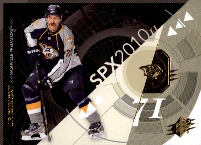 NHL 2010-11 SPx - No 55 - J.P. Dumont