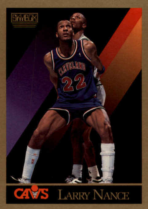 NBA 1990-91 SkyBox - No. 55 - Larry Nance