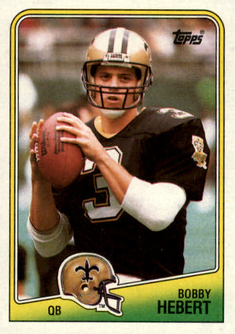 NFL 1988 Topps - No 55 - Bobby Hebert