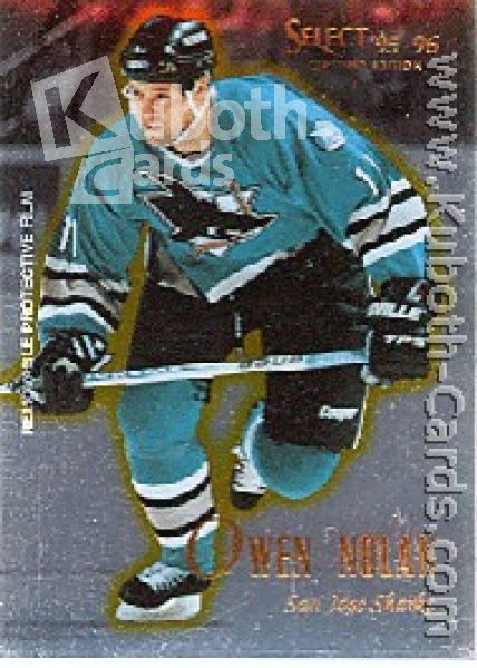 NHL 1995 / 96 Select Certified - No 19 - Owen Nolan