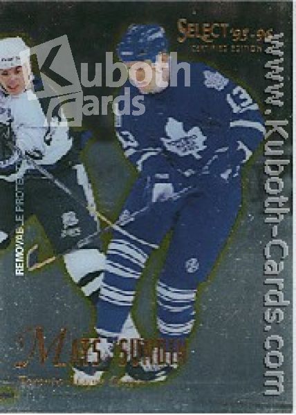 NHL 1995 / 96 Select Certified - No 7 - Mats Sundin