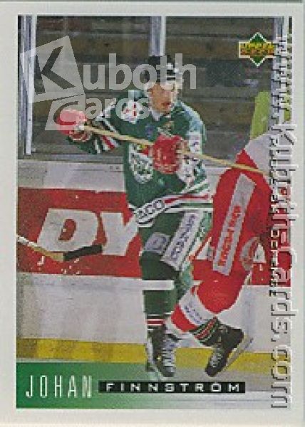 NHL 1995 / 96 Swedish Upper Deck - No 173 - Johan Finnström