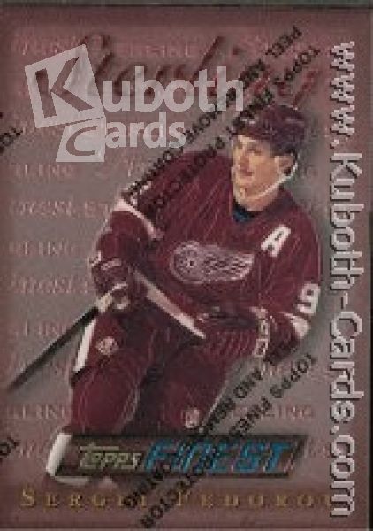 NHL 1995 / 96 Finest - No 95 - Sergei Fedorov