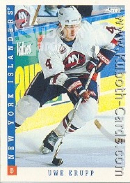 NHL 1993 / 94 Score Canadian - No 87 - Uwe Krupp