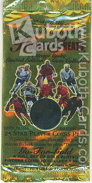 NHL 1996-97 Hockey Greats Coin Collection - Päckchen