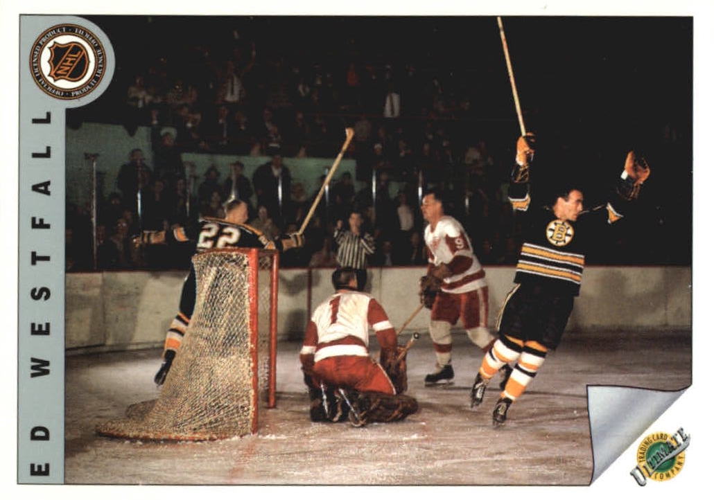 NHL 1991-92 Ultimate Original Six - No. 56 - Ed Westfall