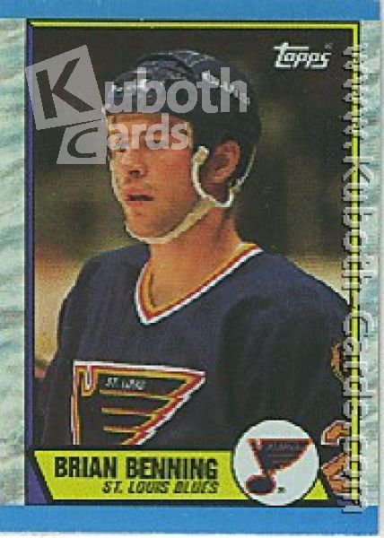 NHL 1989-90 Topps - No 86 - Brian Benning