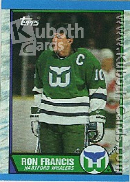 NHL 1989-90 Topps - No. 175 - Ron Francis