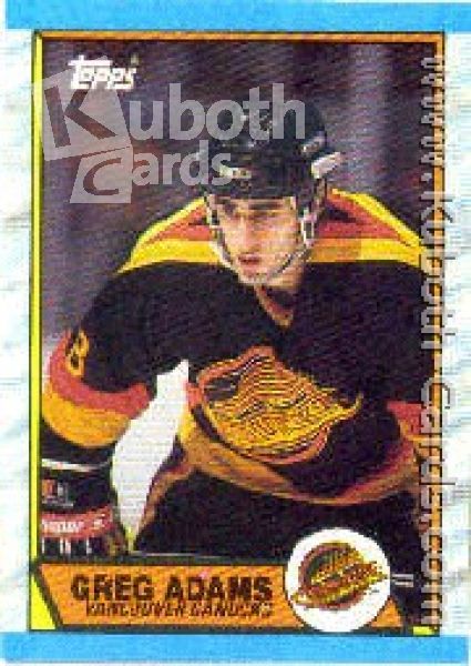 NHL 1989-90 Topps - No 178 - Greg C. Adams