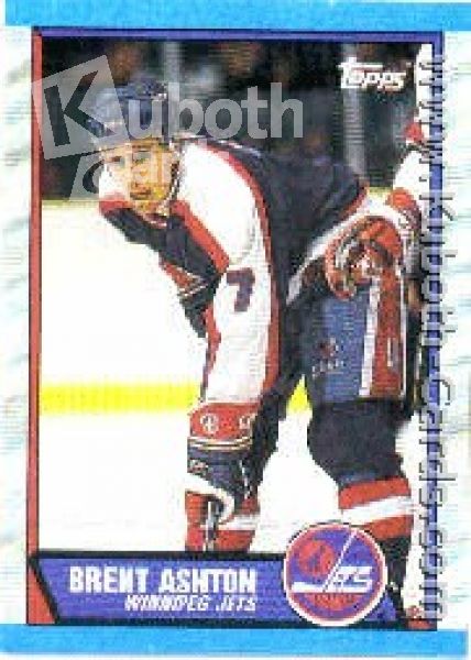 NHL 1989-90 Topps - No 181 - Brent Asthon