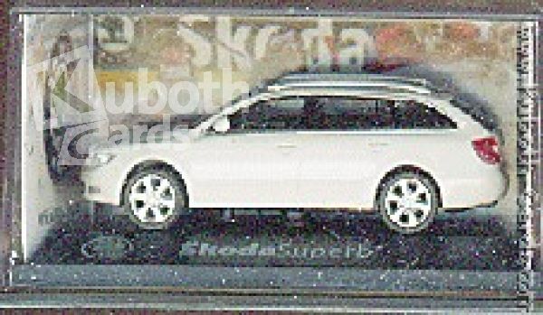 WM 2010 Germany - Skoda Superb - Modellauto weiß