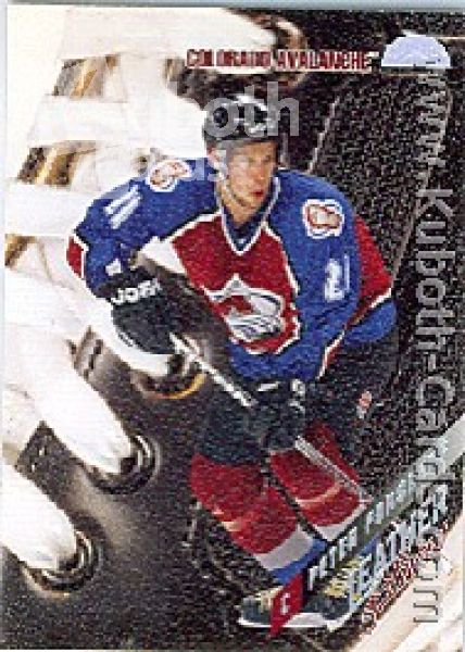NHL 1996 / 97 Leaf Leather & Laces - No 6 of 20 - Peter Forsberg