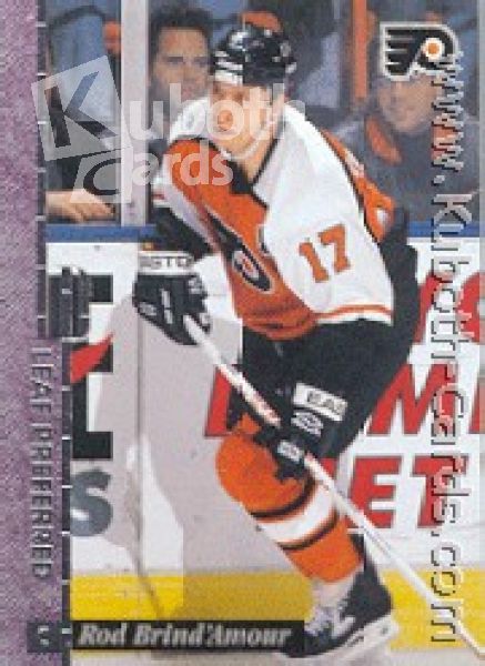 NHL 1996 / 97 Leaf Preferred - No 64 - Rod Brind'Amour