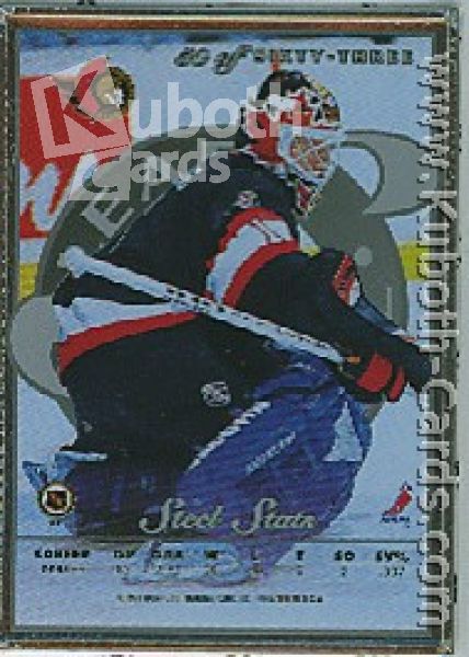 NHL 1996 / 97 Leaf Preferred Steel - No 50 of 63 - Damian Rhodes