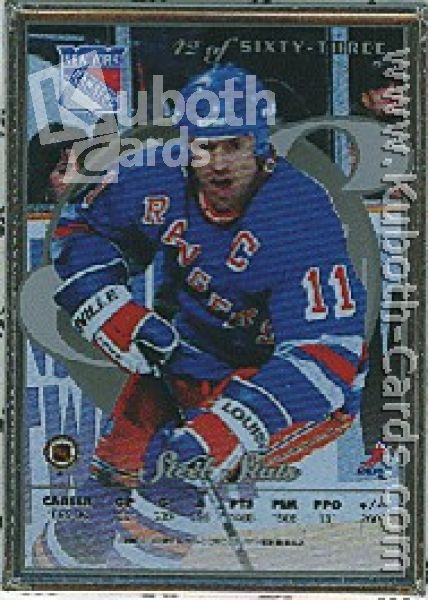 NHL 1996 / 97 Leaf Preferred Steel - No 42 of 63 - Mark Messier