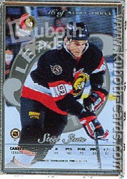 NHL 1996 / 97 Leaf Preferred Steel - No 16 of 63 - Alexei Yashin