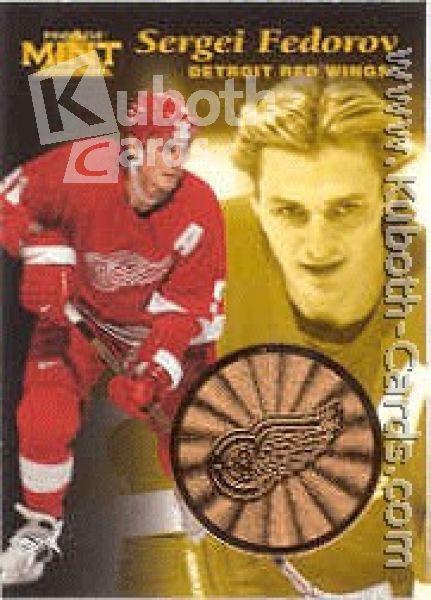 NHL 1996 / 97 Pinnacle Mint Bronze - No 8 of 30 - Sergei Fedorov