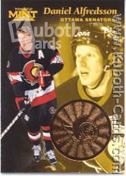 NHL 1996 / 97 Pinnacle Mint Bronze - No 10 of 30 - Alfredsson