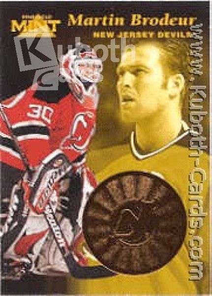 NHL 1996 / 97 Pinnacle Mint Bronze - No 23 of 30 - M. Brodeur