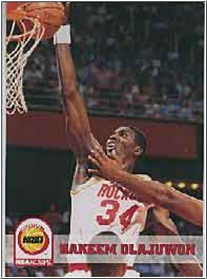 NBA 1993-94 Hoops - No 81 - Hakeem Olajuwon